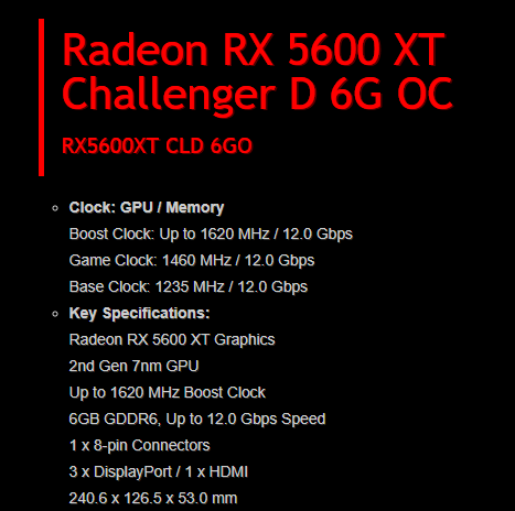 AMD-Radeon-RX-5600-XT-ASROCK-SPecs