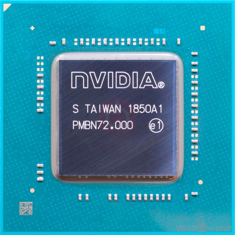 GPU NVIDIA sin marco metálico