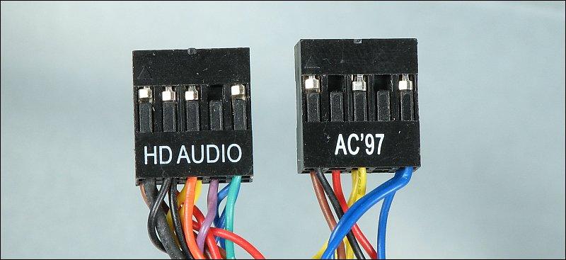 Conectores HD Audio AC`97 Placa Base