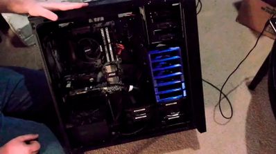 Caja PC abierto