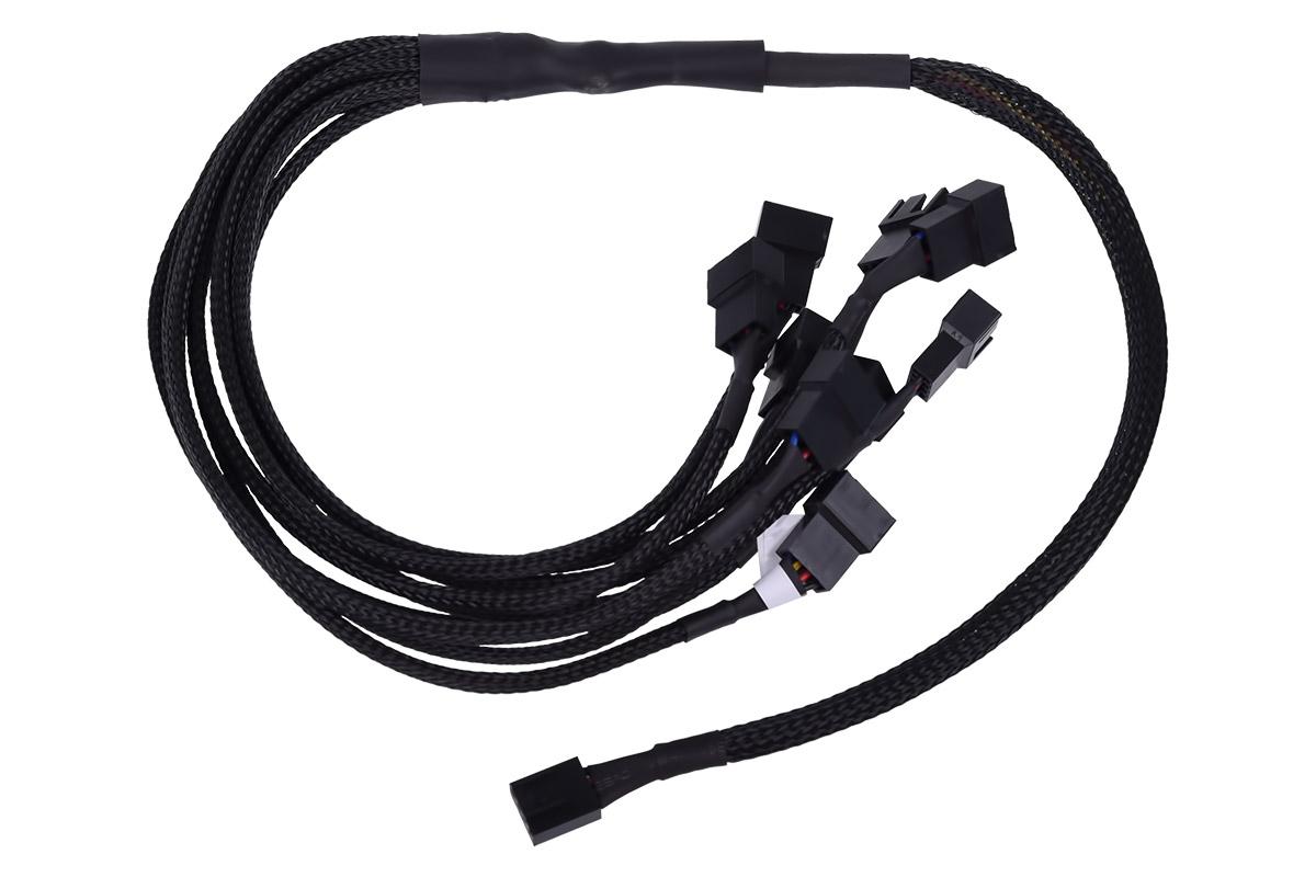 Phobya Y-cable 4Pin PWM to 9x 4Pin PWM 60cm - black