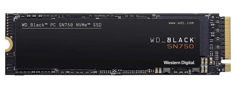 SSD WD Black SN750 sin disipador en las ofertas de SSDs