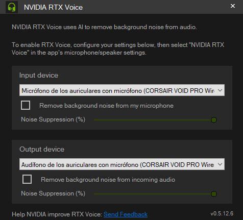 Configurar RTX Voice