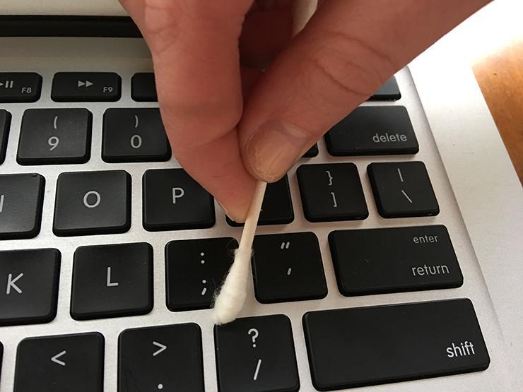 Limpa teclado portátil