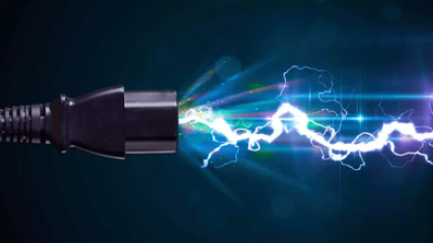 Electricidad y enchufes en PC.