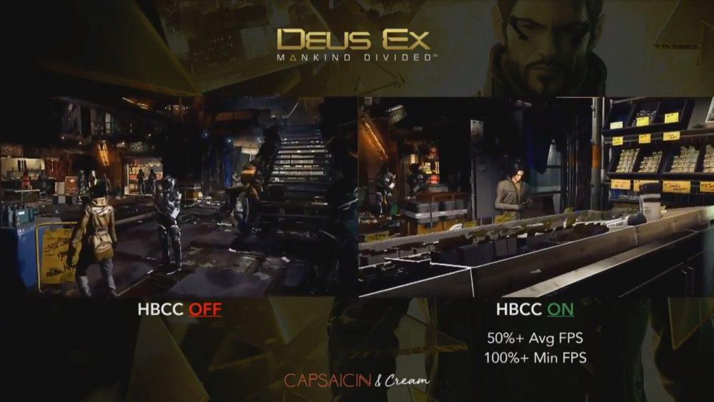 HBCC AMD en Deus Ex