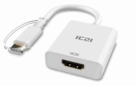  Adaptador USB C a HDMI para teléfono a TV, Hub Android,  adaptador multipuerto USB-C digital AV, convertidor tipo C a HDMI a adaptador  de teléfono para TV Thunderbolt 3 a HDMI