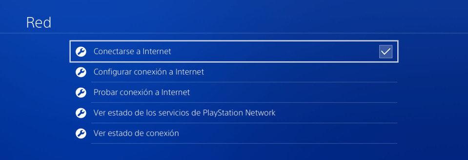Configurar conexión a Internet PS4
