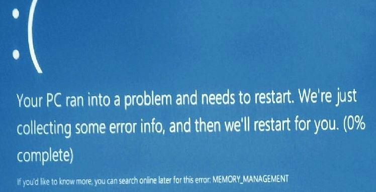 Error memory management