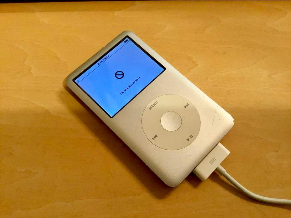 iPod Disk Mode Reprodutor Música Portátil
