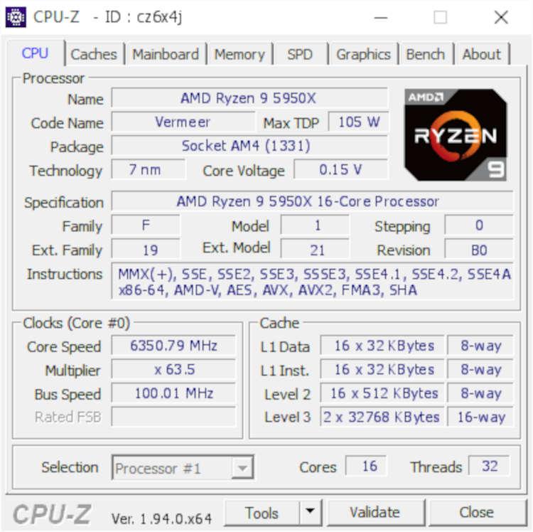 AMD-Ryzen-9-5950X-6.35-GHz-World-Frequency-Record