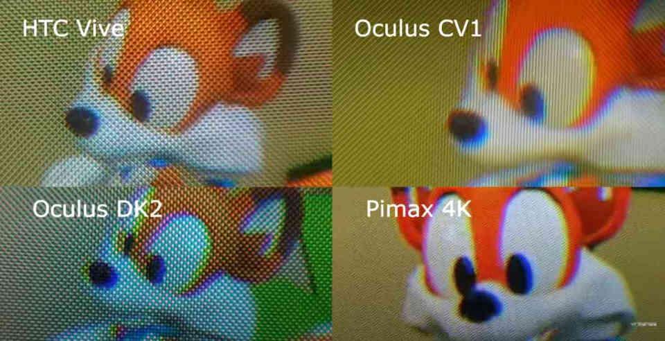 Pixelvergrößerung in Virtual-Reality-Bildqualität