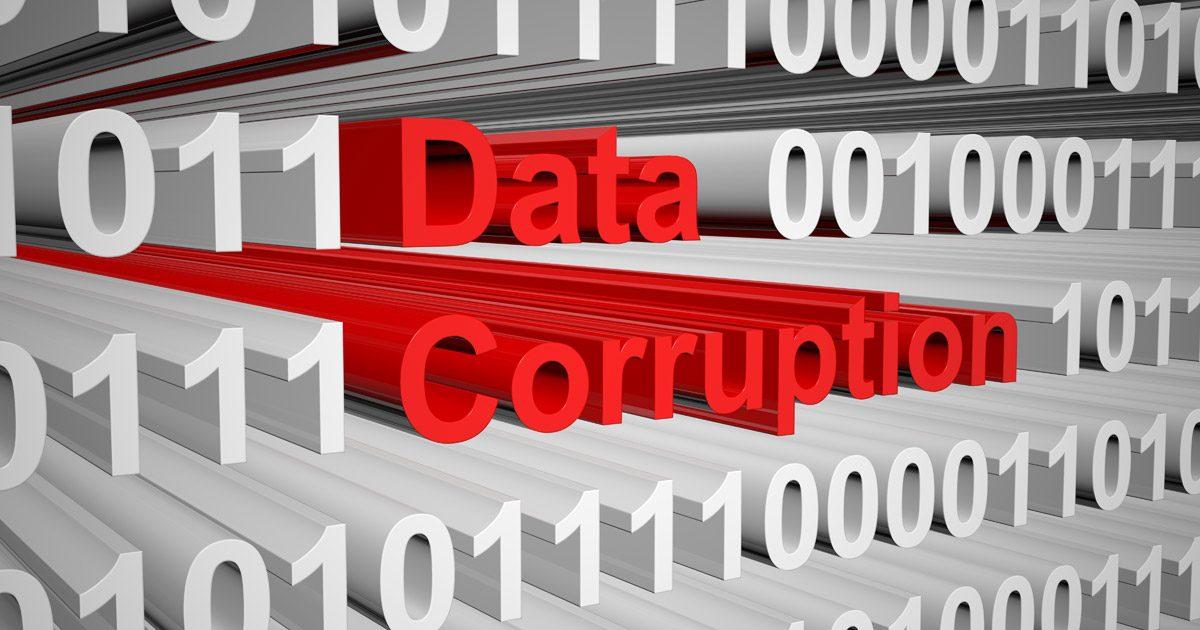 Corrupción de datos