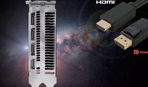 Puertos de salida HDMI de una gráfica