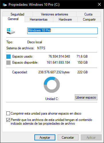 optimizar ssd Windows 10 3