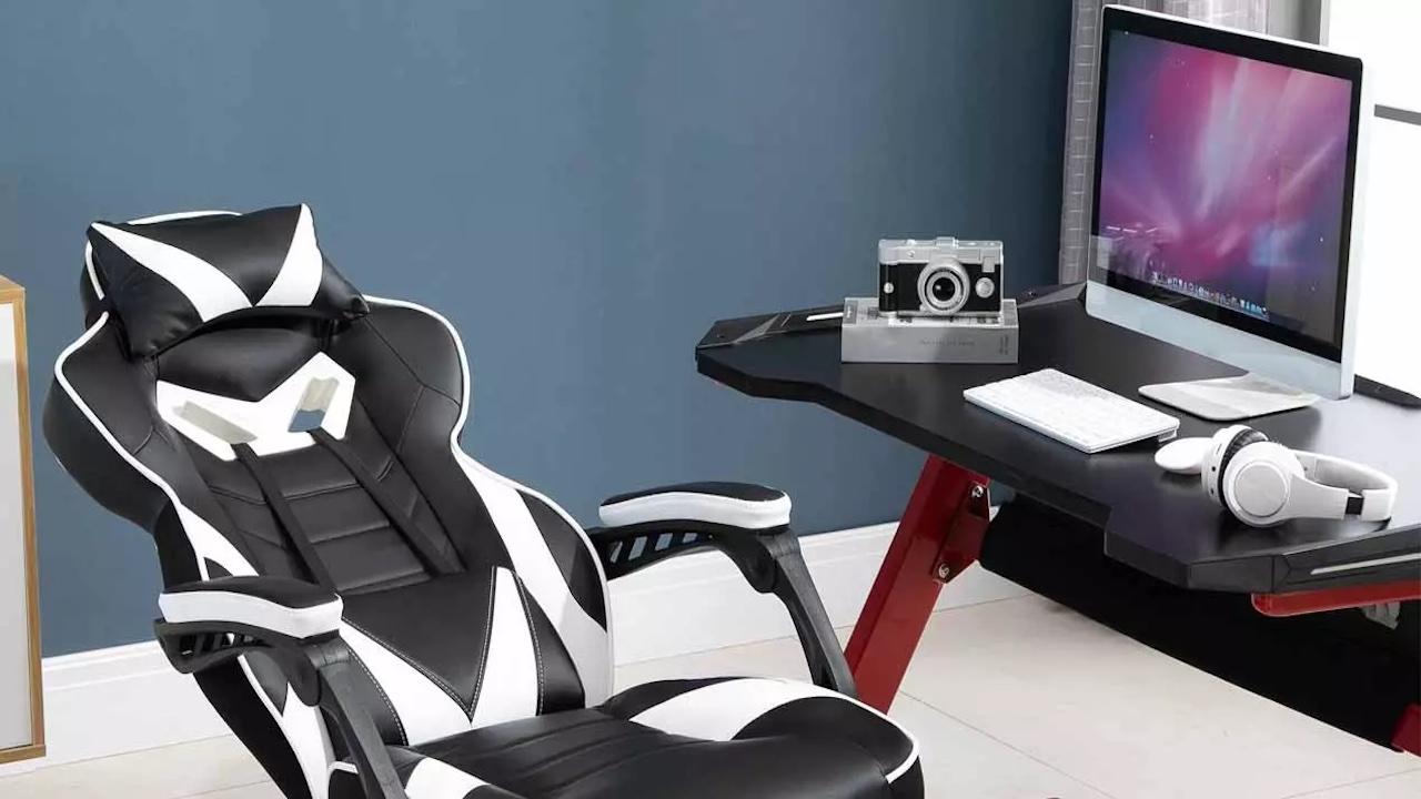  Silla de escritorio para juegos, silla de oficina