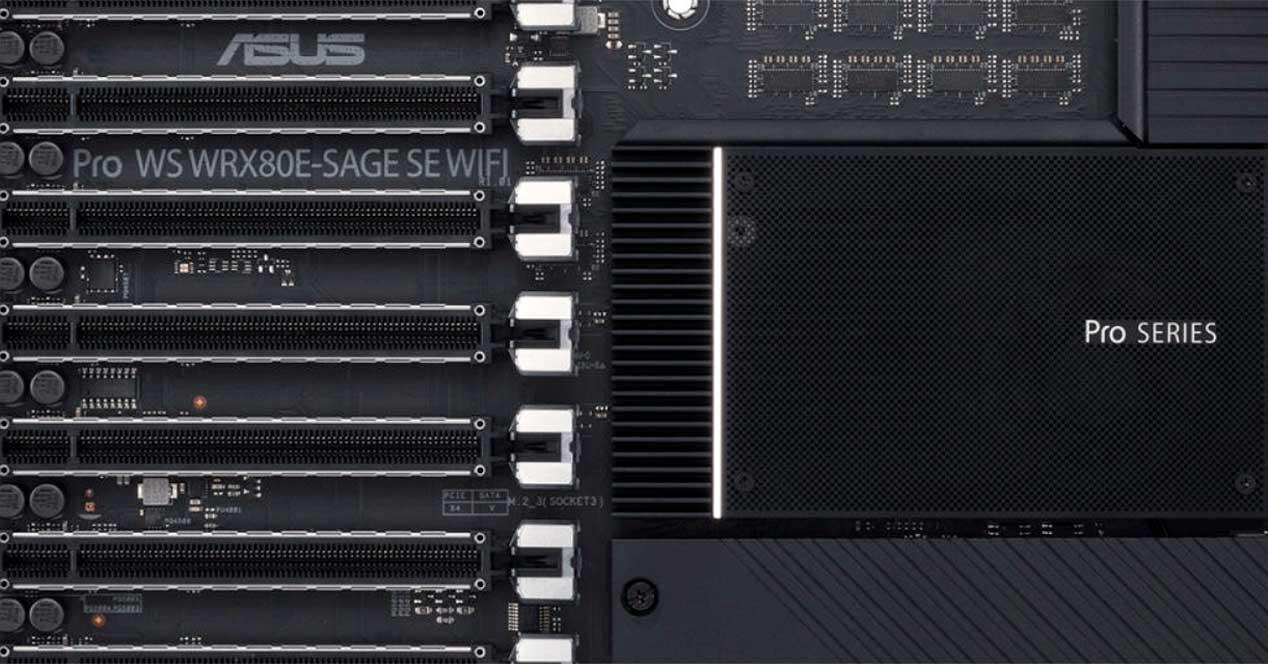 ASUS-PRO-WS-WRX80E-SAGE-SE-WIFI-hovedkort-for-AMD-Ryzen-Pro-trådløs-CPUer-avbildet