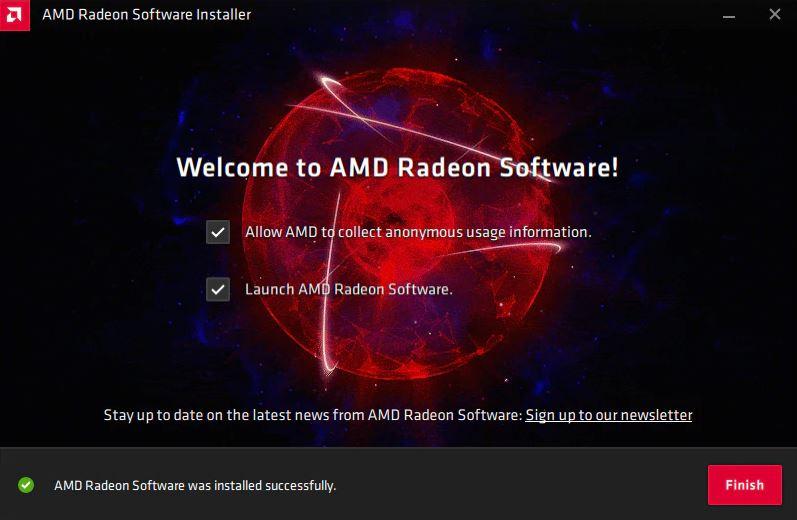 Installeer Radeon-software