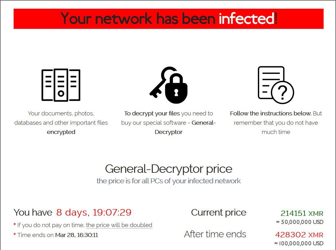 Acer ransomware