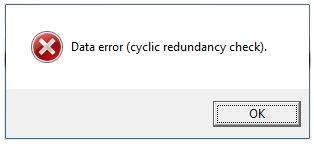 Error redundancia cíclica 2