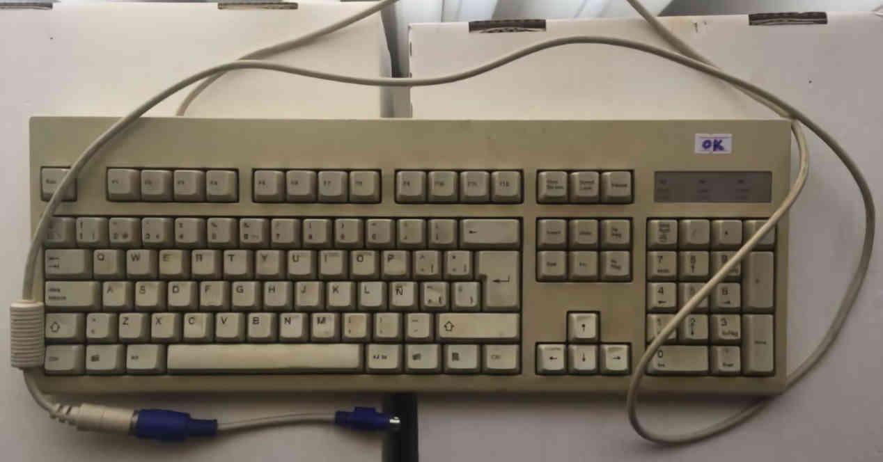 teclado antiguo