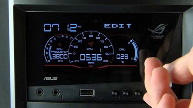 Panel frontal monitorización