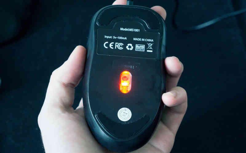 sensor óptico ratón LED