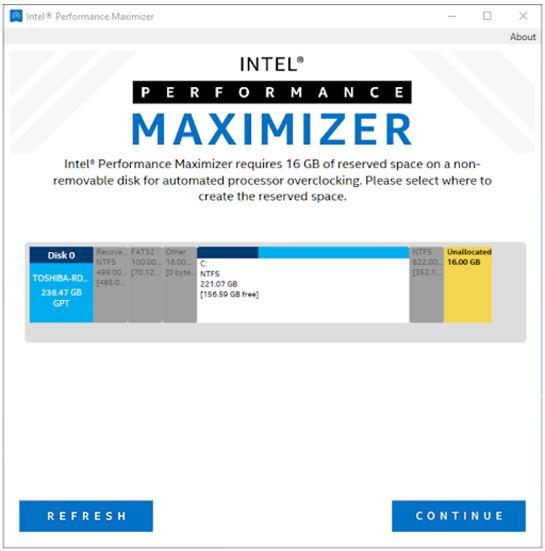 Intel Performance Maximizer instalar