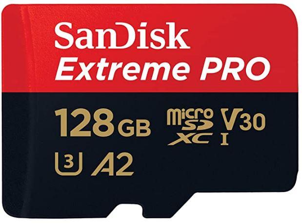 SanDisk Extreme PRO micro SD 128 GB
