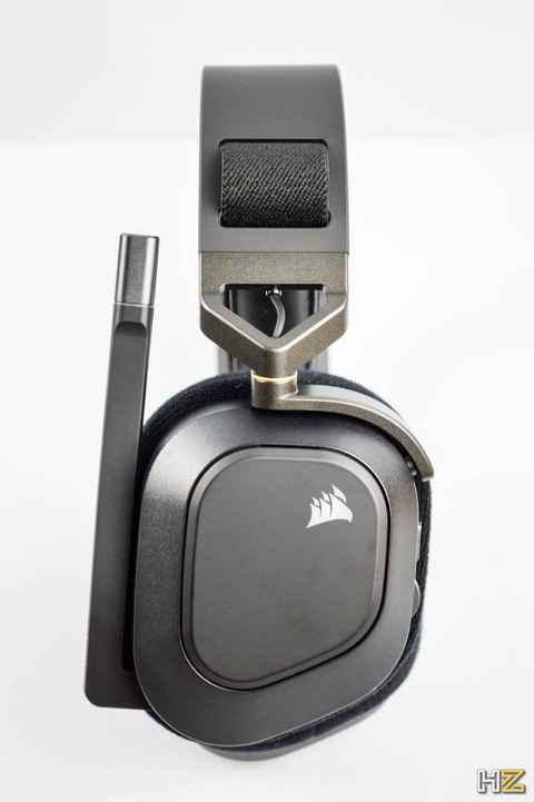Audifonos Corsair inalámbricos HS80 RGB para juegos, Dolby Atmos, micr