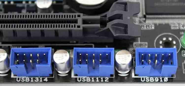Conectores Placa Base USB Cajetin
