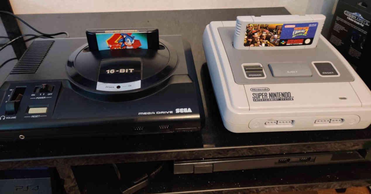detección grava Departamento Super Nintendo vs SEGA Mega Drive, comparativa de hardware