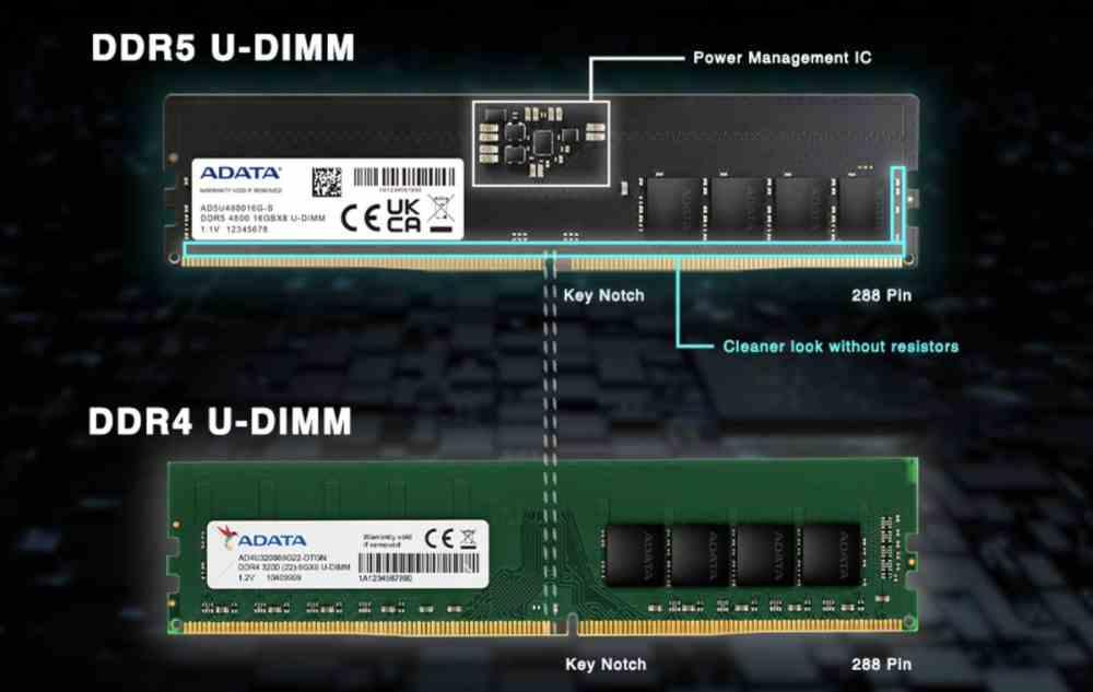 DDR4 DDR5 No Compatibles