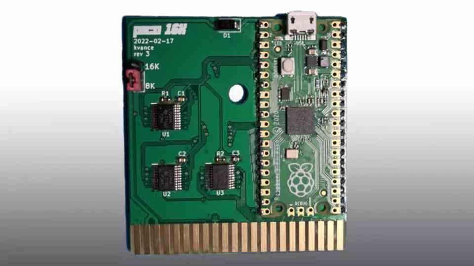 Raspberry Pi Pico C64 cartucho