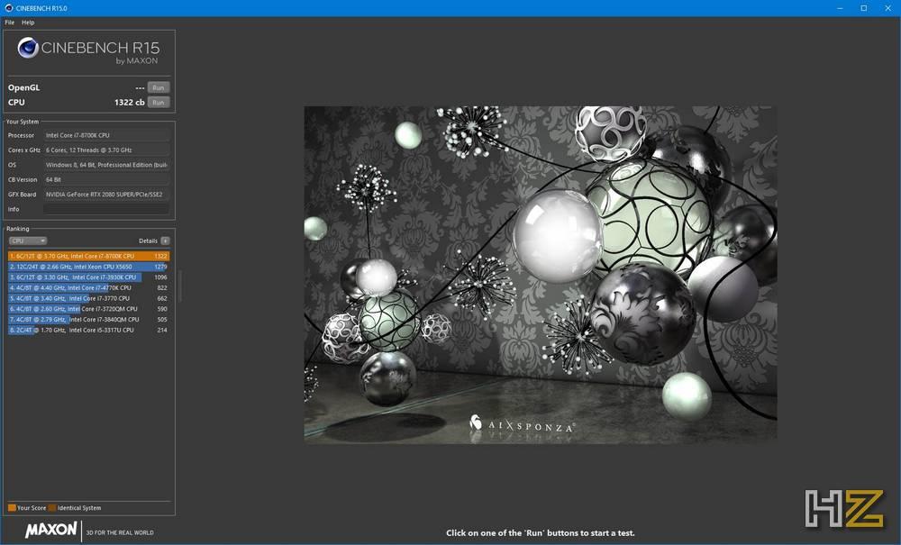 TeamGroup T-Create Expert - Cinebench R15