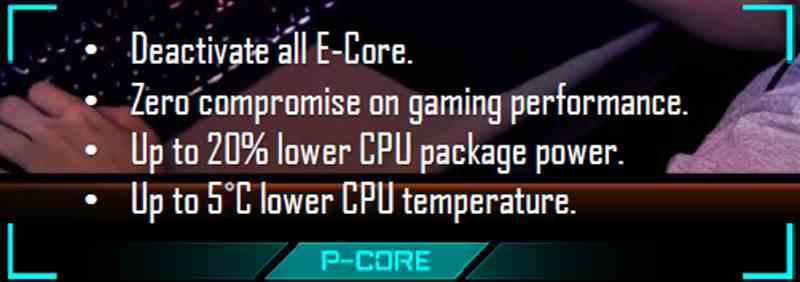 Desactivar E-Cores Intel Core 12