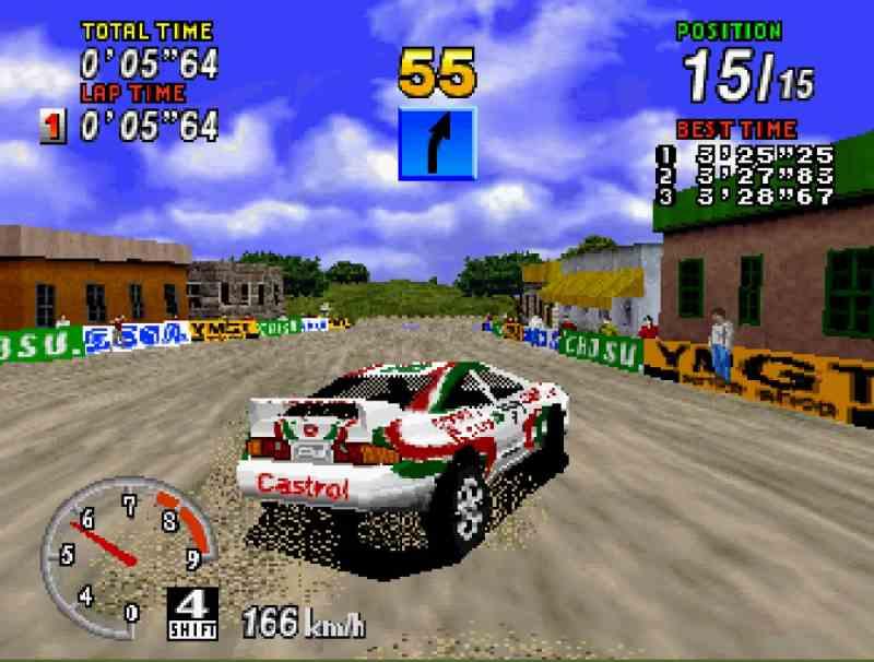 Sega Rally Saturn