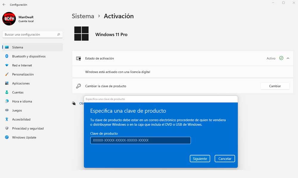 Activar Windows 11