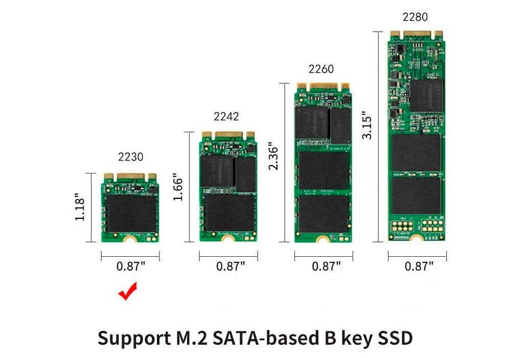 Typo SSD M.2 - Factor Forma 2230