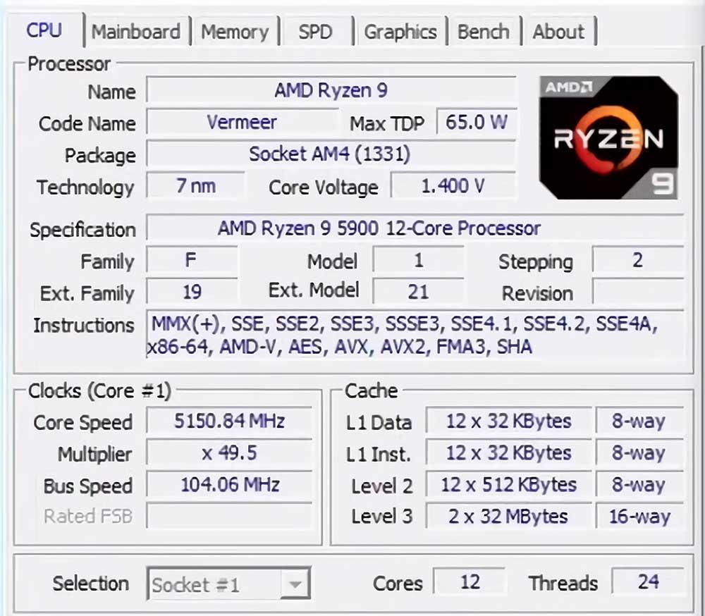 AMD-Ryzen-9-5900-Desktop-CPU-Zen-3-With-B2-Stepping