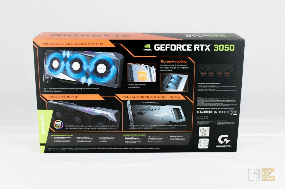 NVIDIA RTX 3050 embalaje