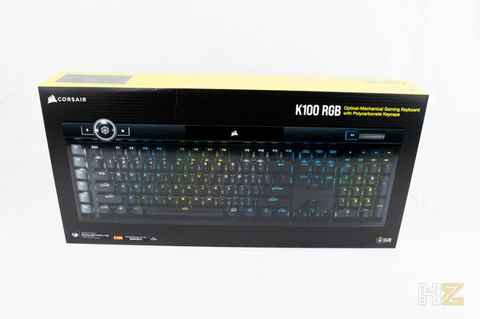 Corsair K100 RGB Teclado Mecánico Gaming Switch Óptico OPX Negro