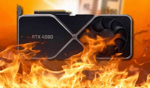 RTX 4090 caliente fake render 850 W