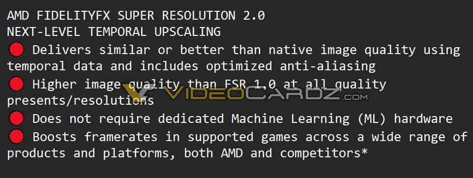AMD FSR 2.0 Temporalidad