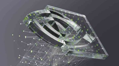 Logo NVIDIA Render 3D