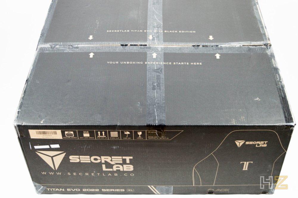 Secretlab TITAN Evo 2022 XL embalaje