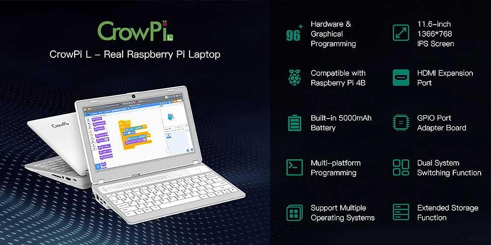 Raspberry-Pi-portátil-CrowPi-L