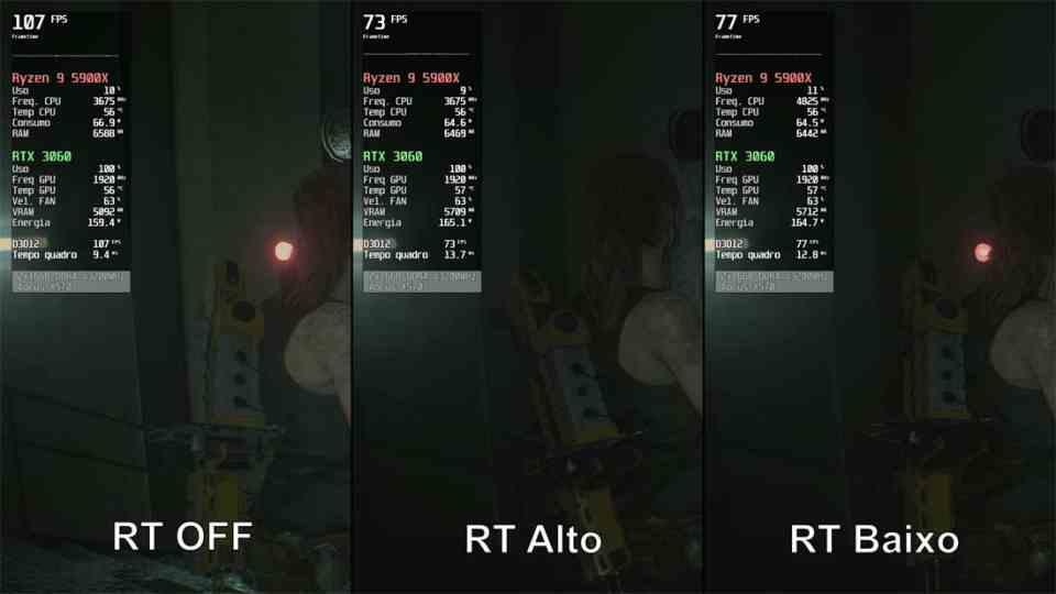 Resident Evil Ray Tracing RTX 3060