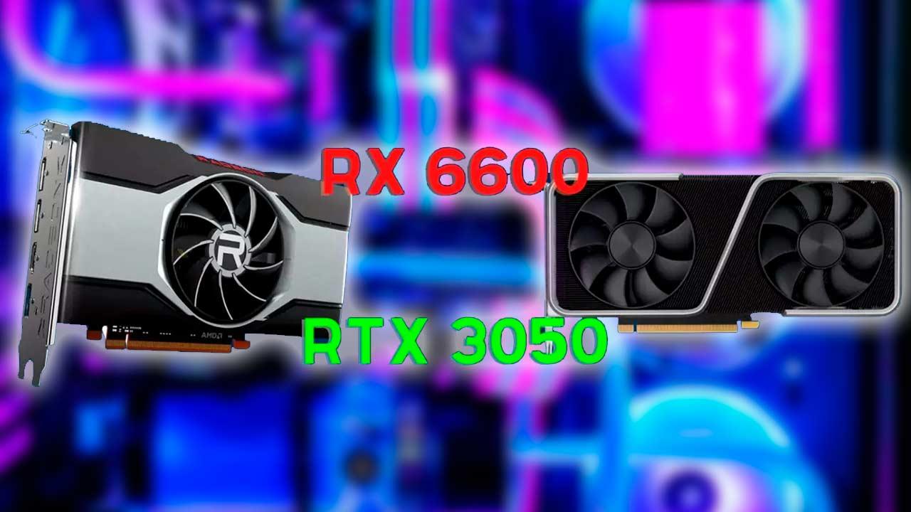 ADM RX 6600 vs RTX 3050