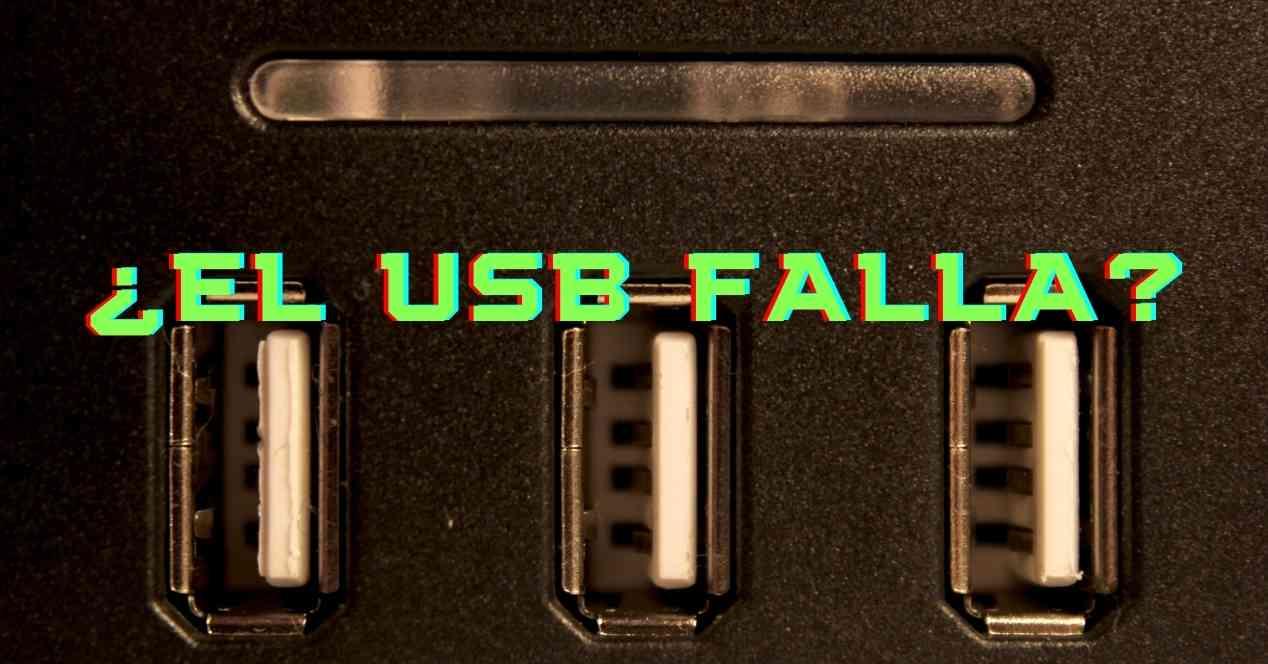 USB no funciona portada